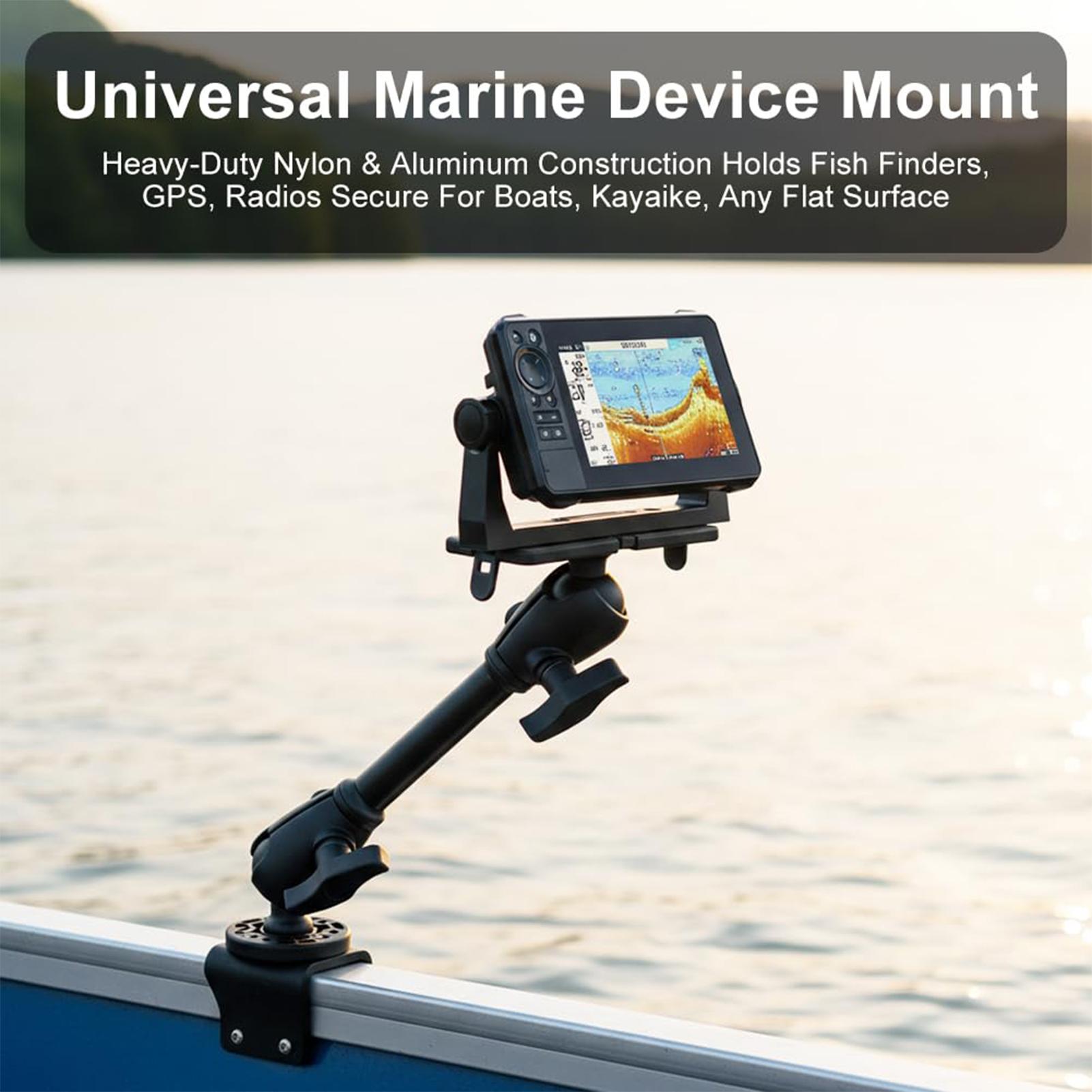 Fishing Kayak Fish Finder Mount - 魚群探知機マウント 360 度回転カヤックトランスデューサーホルダー魚群探知機マウント拡張ロッド付きボート用ボート釣り用