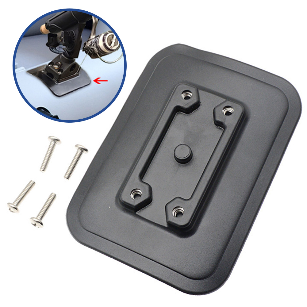 インフレータブルボート釣り竿ホルダー固定ベースABS接着パッ - Fishing Kayak Fish Finder Mount のレビューと価格