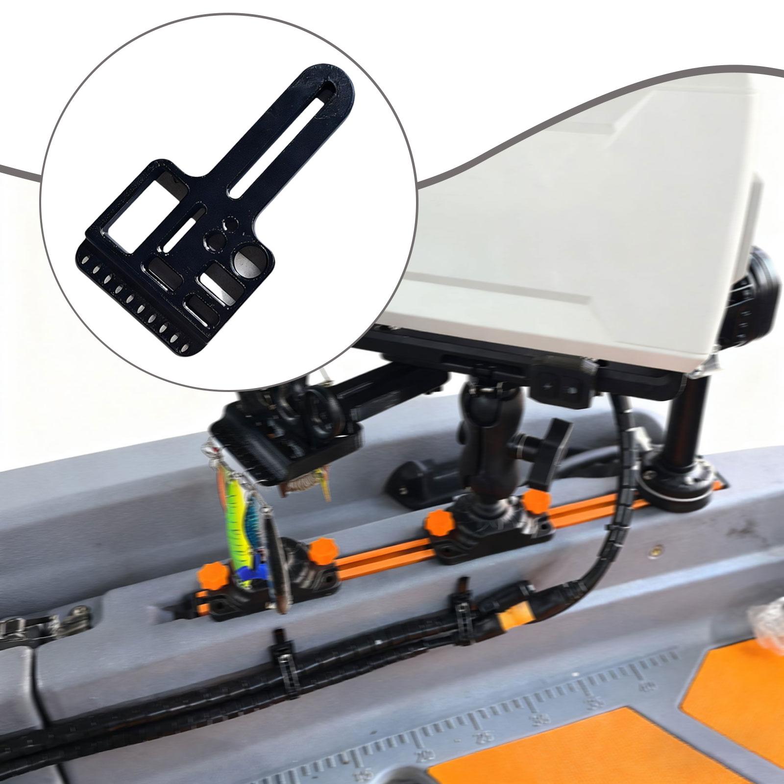 ステンレス鋼カヤック釣り道具ホルダーポータブル T トラック - Fishing Kayak Cart のレビューと価格