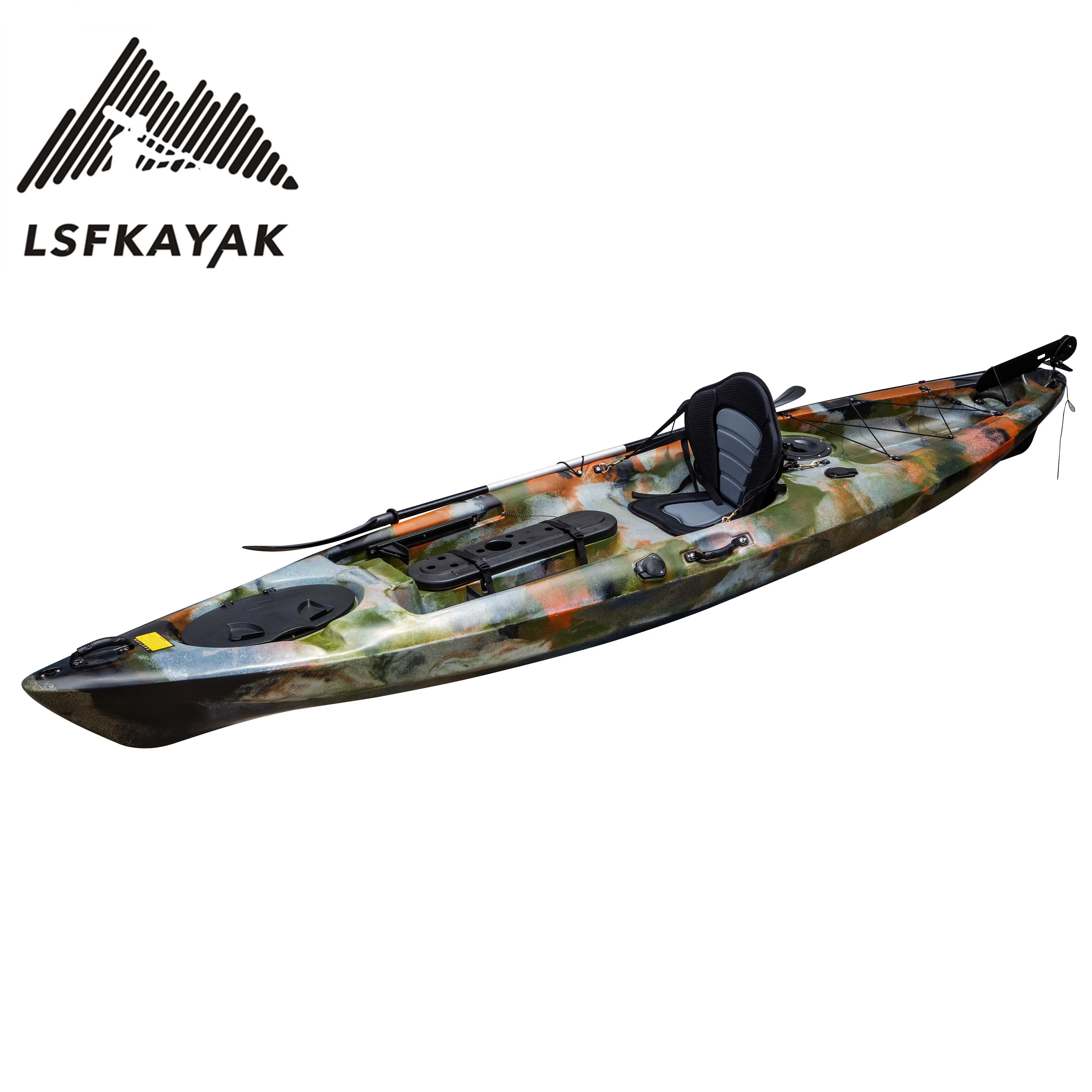 スポーツ活動用のカヤック,1人用,3.95m,販売用のトップ - Fishing Kayak Sit On Top のレビューと価格